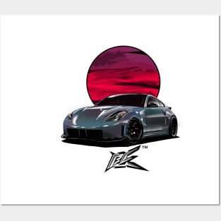 nismo 350z pearl gray Posters and Art